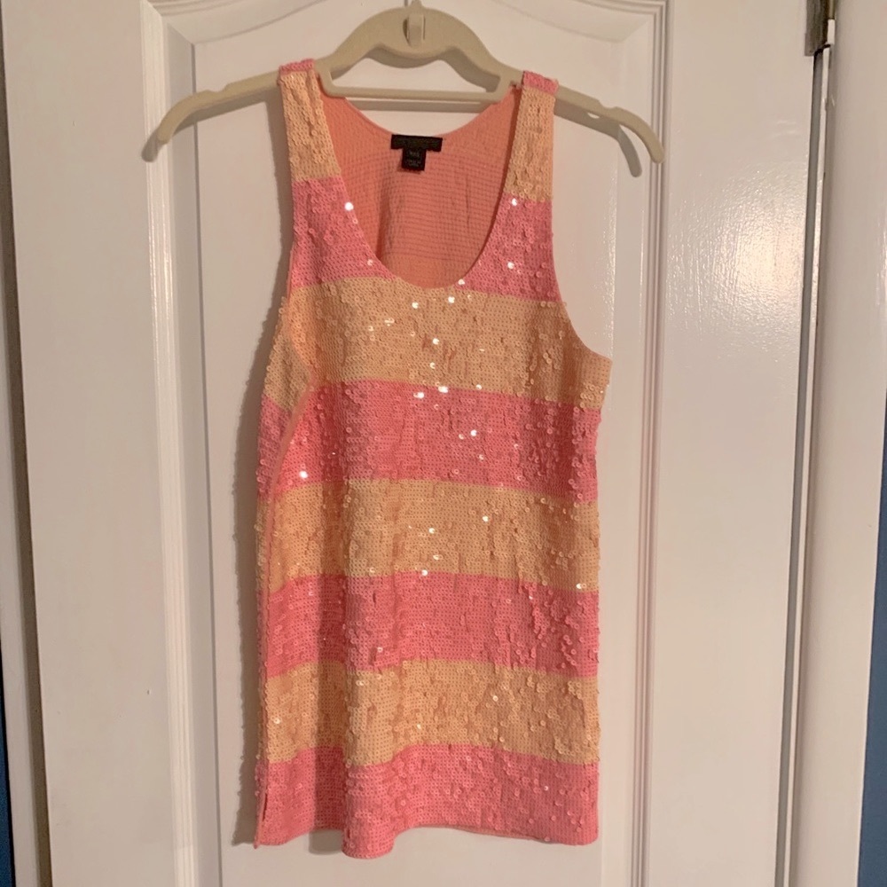 Sequin tank top